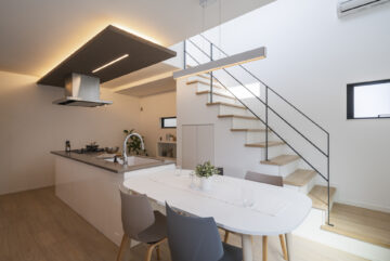 船橋市・習志野市・千葉市で建てる注文住宅｜下がり天井のキッチン